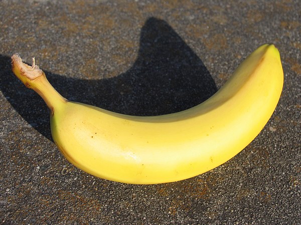 Banana With Shadow